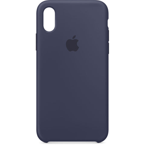 Original iPhone X  5.8" apple silicone Case - midnight blue MQT32FE