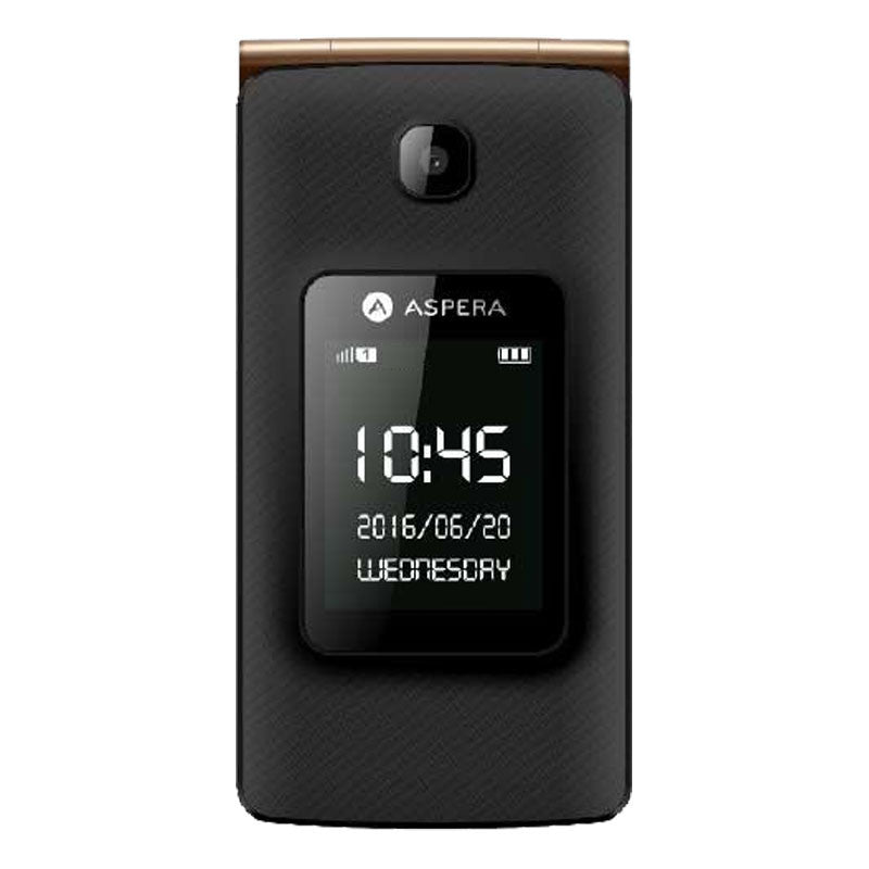 Aspera F24 (3G/Next G, Flip Phone) - Black Gold