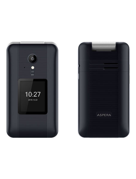 Aspera F42 Flip (4G/LTE- 2MP Camera - Titanium