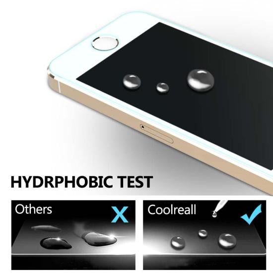 CoolReall™ For Apple iPhone 5/5S/5C Tempered Glass Screen Protector Film with Blue Light Protection