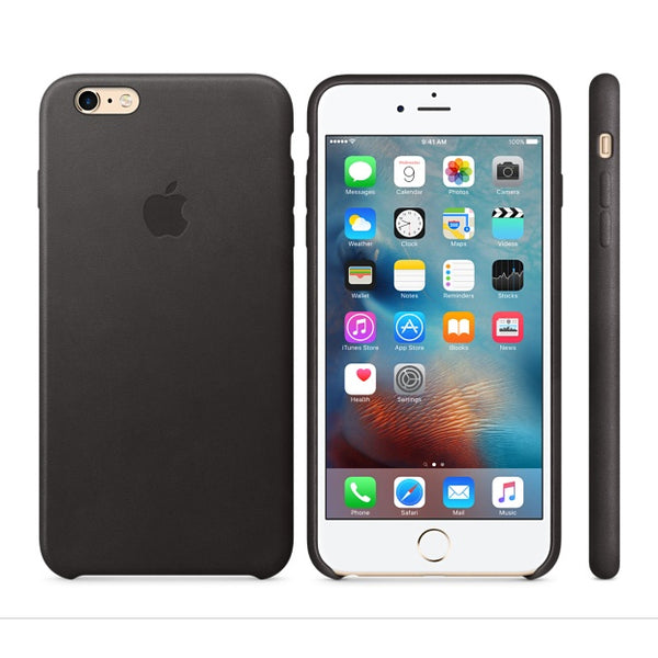 Original Apple iPhone 6 Plus / 6s Plus Leather case Black