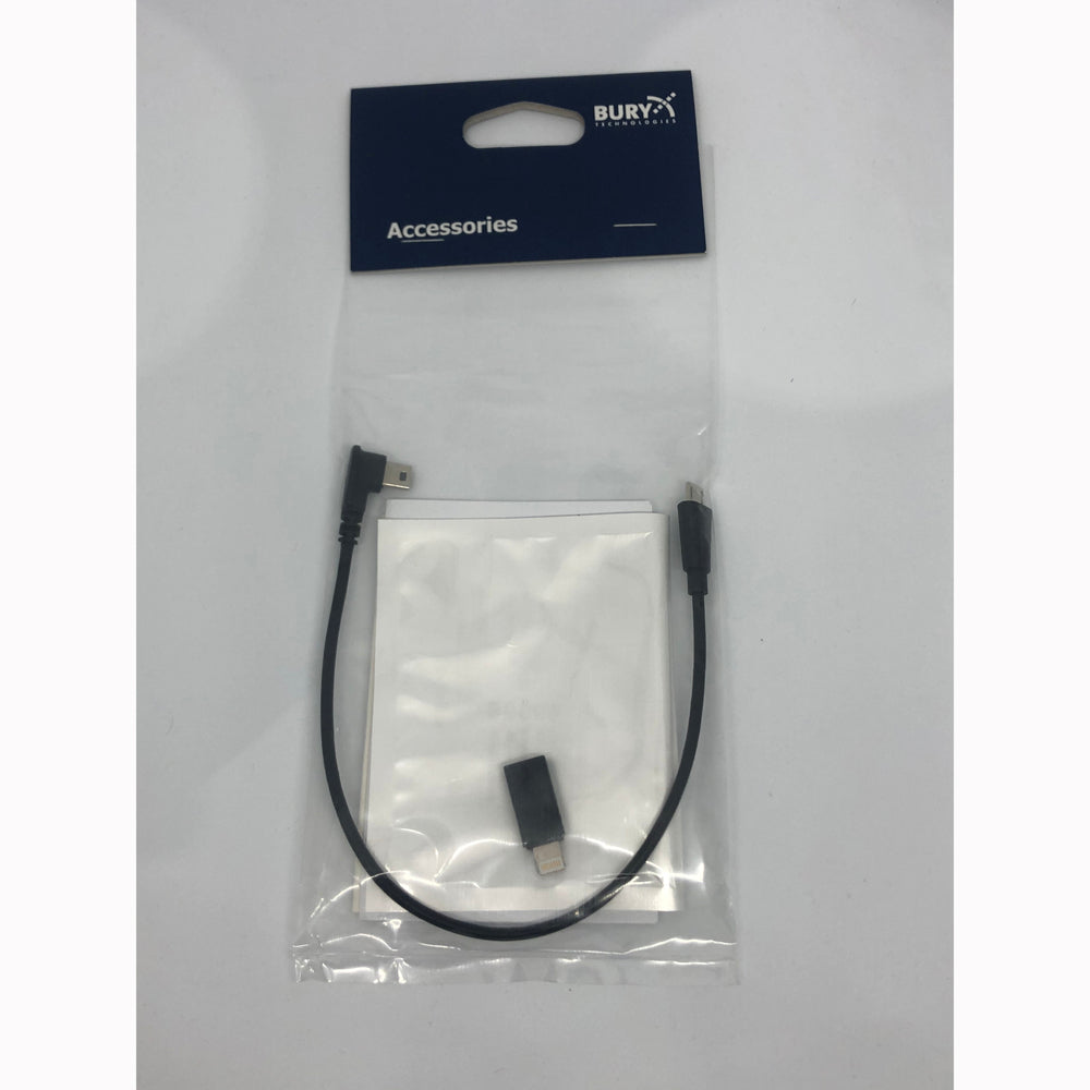 Bury MFI Lightning Connector Cable For New Universal Cradles - Black