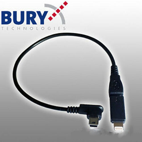 Bury MFI Lightning Connector Cable For New Universal Cradles - Black