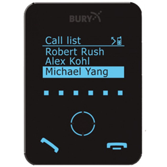 Bury CC9058 Bluetooth Handsfree Car Kit with Display and Charging Function