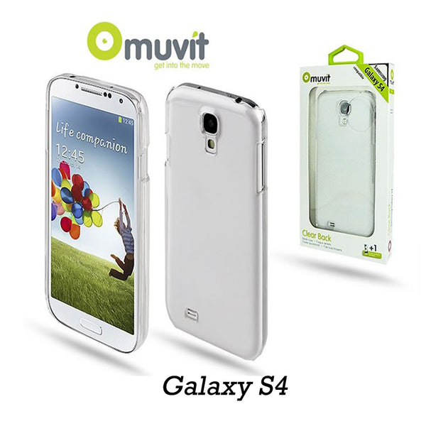 Muvit MUCRY0025 Clear Back Case for Samsung Galaxy S5 or S4 MUCRY0019
