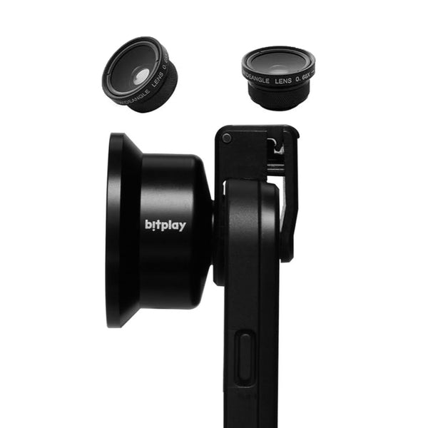 Bitplay Moment style 2-in-1 Wide Angle & Micro Lens kit with bitplay Clip for Apple iPhone