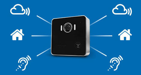 Vbell Smart outdoor Video Intercom with free monitoring/answering app