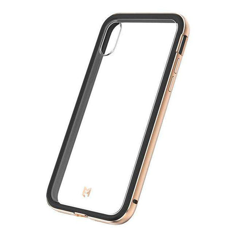 EFM Verona D3O Crystalex Case Armour for iPhone XR (6.1") Mulberry/Gold Last Display