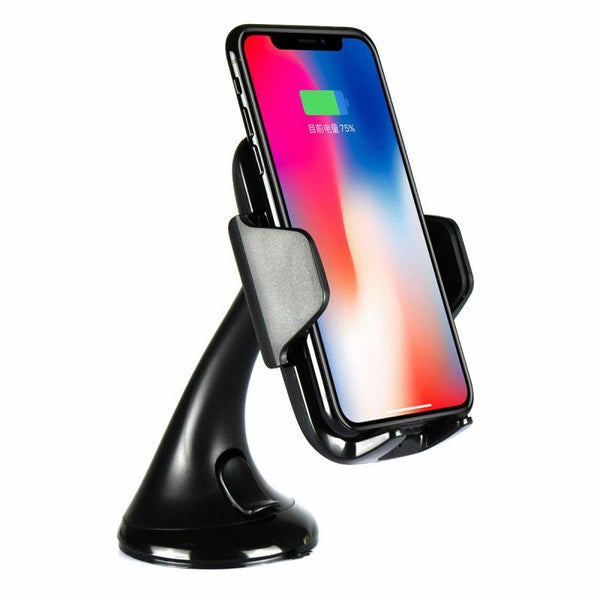 Universal Qi Wireless Charger Vehicle Dock 4" - 6.7" iPhone 11 12 13 14 Sam Note10 s21 s22