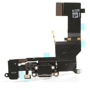 iPhone 5 charging port and audio flex cable [Black] - :) Phoneinc