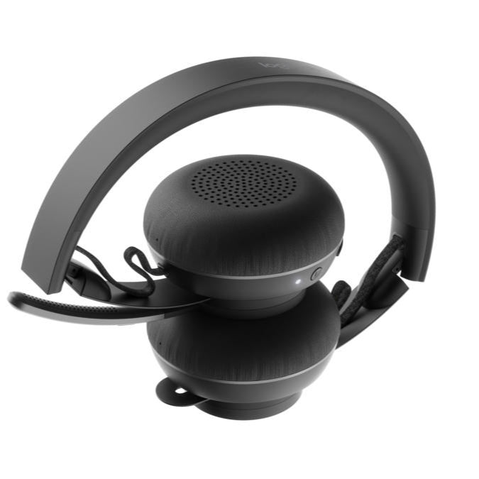 Logitech Zone Wireless Plus Headset for smartphone and computer on zoom skype meeting