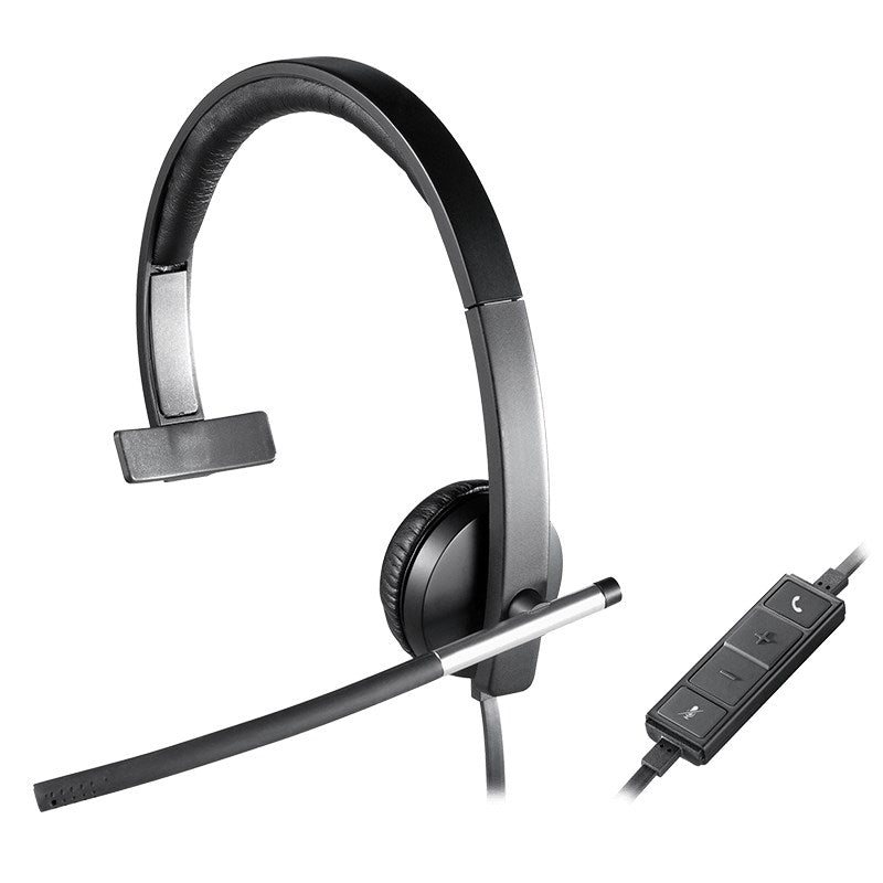 Logitech H650e Business Mono Noise-Cancelling USB plug Computer Headset for zoom skype