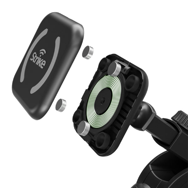 Strike Alpha Wireless Charging Magnetic Snap in-car Cradle for phone DIY kit