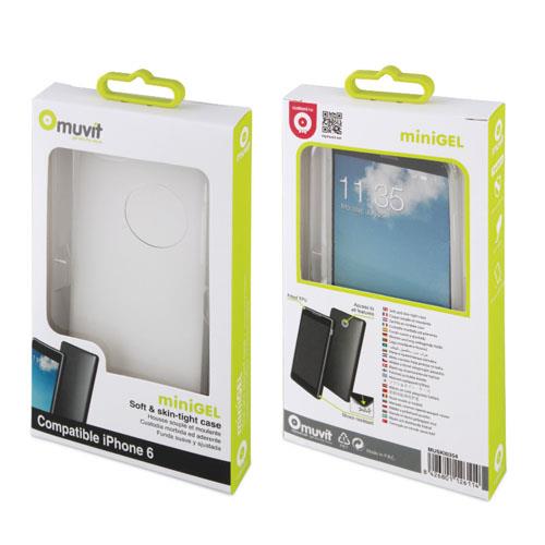 Muvit Clear  minigel case for Apple iPhone 6 /6s