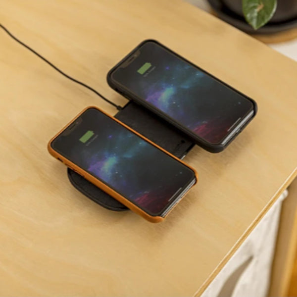 Mophie Dual Wireless Charging pad Black FastCharge (up to 10w) AU