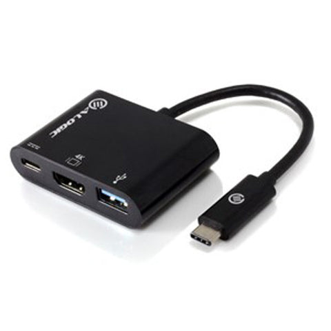 Alogic 15cm USB-C to HDMI USB 3.0 USB type C with Power Delivery (60W/3A) adapte
