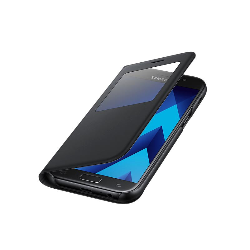 Original Samsung Galaxy A5 (2017) S View Standing Cover EF-CA520 Blue