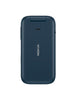 Nokia 2660 Flip (Dual Sim- 2.8 inches- 128 MB/48GB RAM) Cradle Bundle - Anzo Blue