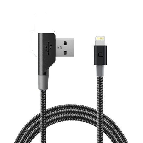 ZUS® Super Duty Carbon Fiber core Tangle-free Lightning Cable 1.2 Meter