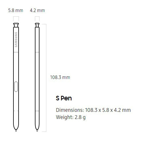 Samsung Galaxy Note 8 S-Pen smart stylus
