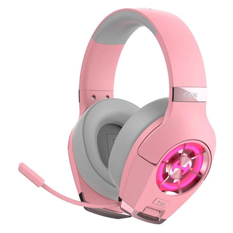 Edifier GX Hi-Res Gaming Headset with Hi-Res, Dual Noise Cancelling Microphone, Multi-Mode, 3.5mm AUX, USB 3.0, USB-C Connection - Pink
