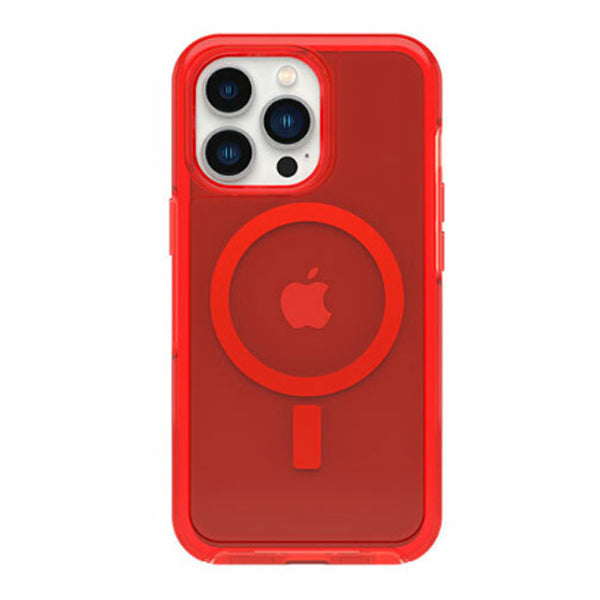 For iPhone 13 Pro (6.1" ) Otterbox Symmetry + Clear MagSafe Case -Ant in the RED
