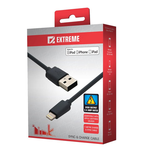 Extreme MFI approved non-tangle lightning cable for Apple iPhone & iPad
