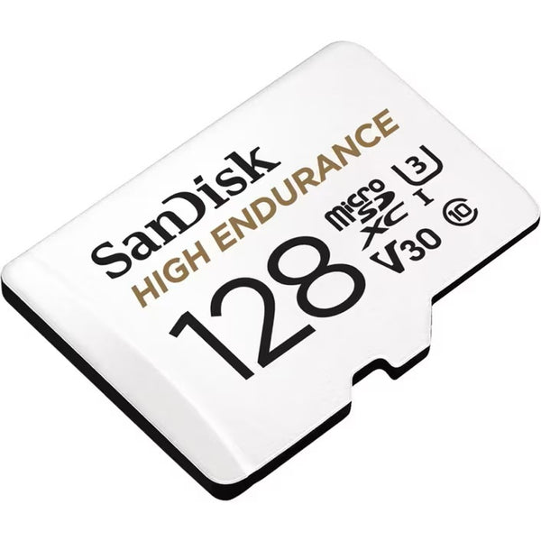 SanDisk High Endurance Dash cam microSDXC 4K Memory Card 128GB Class 10 UHS V30 rating