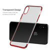 Baseus Super Slim Stylish Plating Design Glitter PVC Case For iPhone X/Xs (5.8")