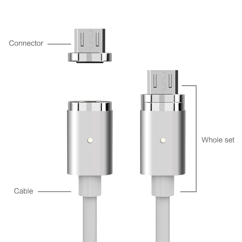 Magnetic 2A Charging & Sync Cable 1200mm for mobile devices