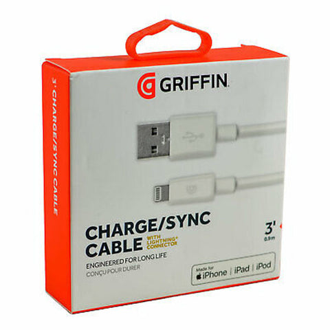Griffin USB to Lightning Cable 3ft White