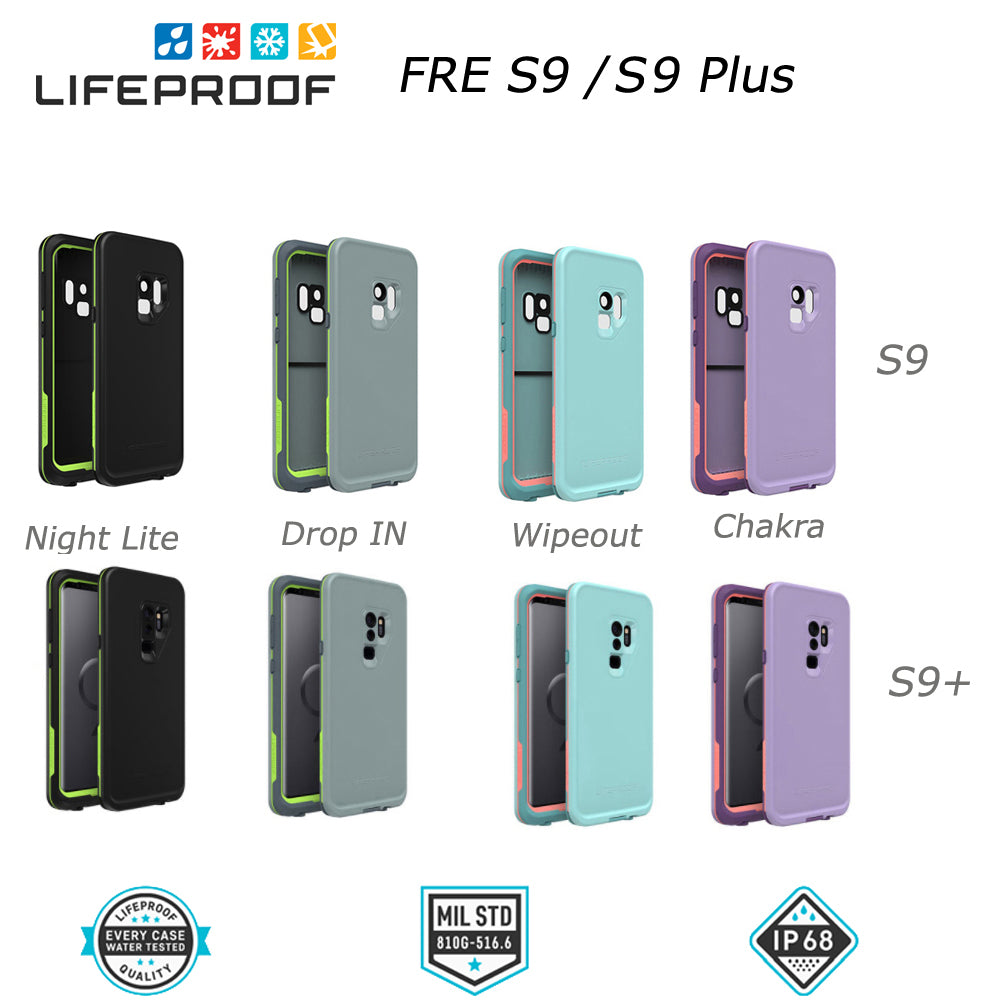 LifeProof Fre WaterProof DropProof Case for Samsung Galaxy S9, S9+, S8, S8+, S7, & S5