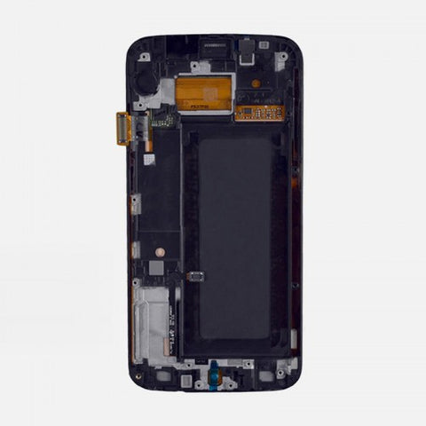 Samsung Galaxy S6 Edge SM-G925I LCD and Touch Screen Assembly with Frame [Blue]