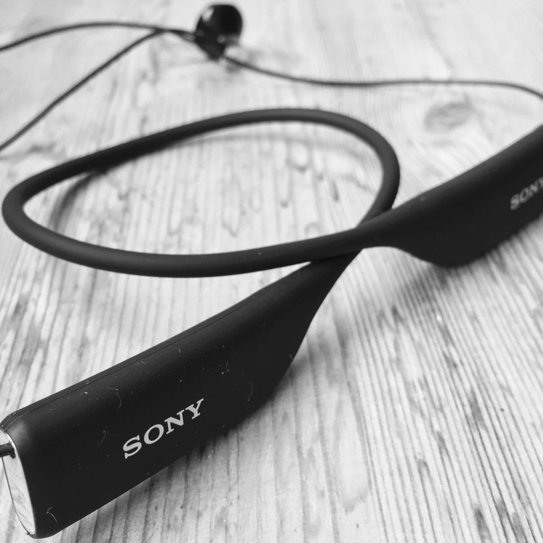 Sony SBH70 Sports Stereo Water resistant Wireless Bluetooth Music Headset Black