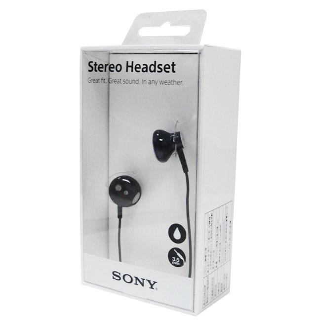 Sony STH32 3.5mm High-quality waterproof Stereo Headset with remote Black - :) Phoneinc