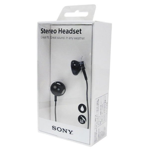 Sony STH32 High Quality Waterproof Stereo Headset 3.5mm with Remote Control
