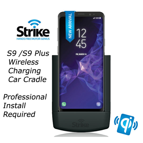 Strike Alpha in-car wireless charging Cradle for Samsung Galaxy S9 / S9+