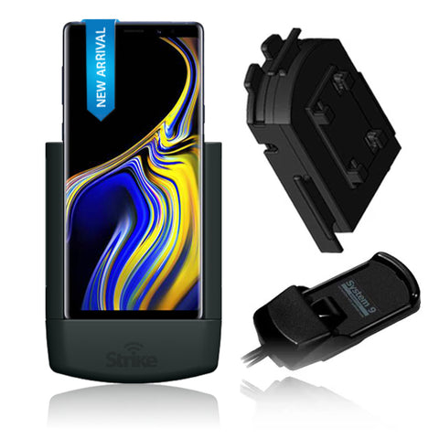 Strike Alpha in-car Cradle for Samsung Note 9 with Bury System 9 Adapter