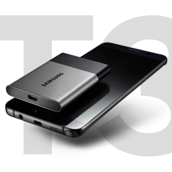 Samsung Portable SSD T3 250GB / 500GB Pocket Drive USB3.1 Type-C Up to 4x faster