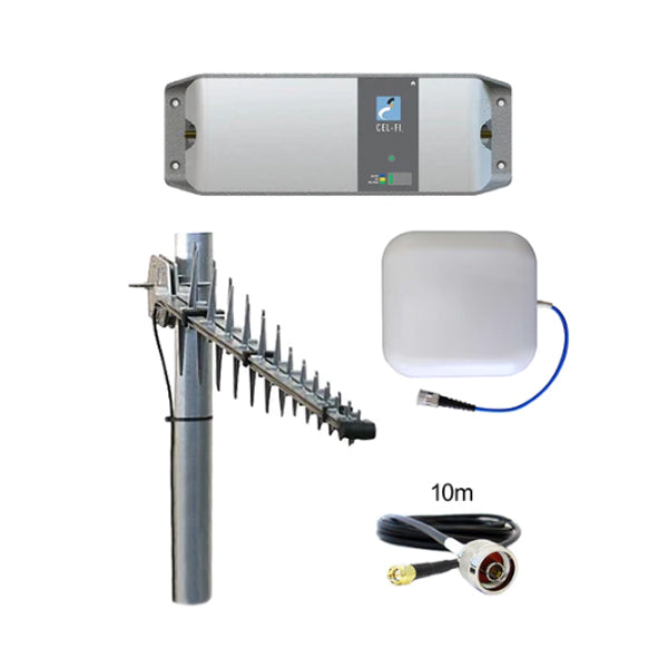 Cel-Fi GO Stationary TELSTRA - 11dBi LPDA7030 | 6dBi DAS 6938-SDP150 Internal Panel Mount Antenna Bundle