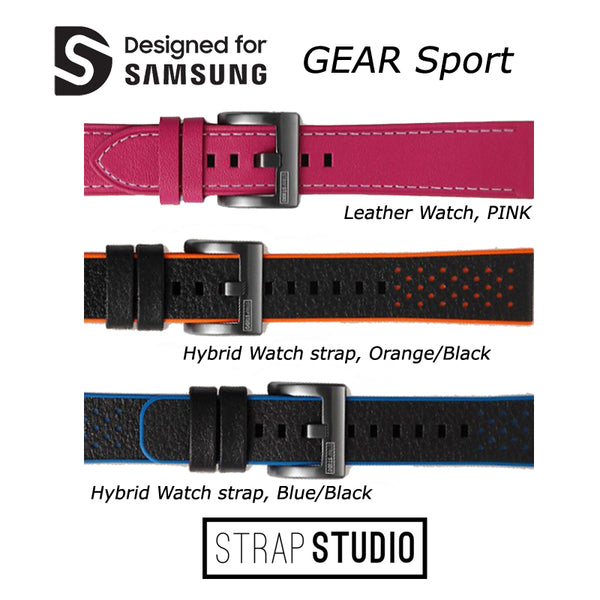 Strap STUDIO Leather Strap for Samsung Gear sport / S3 Smartwatch