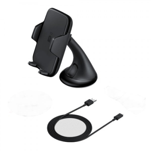 Universal Qi Wireless Charger Vehicle Dock 4" - 6.7" iPhone 11 12 13 14 Sam Note10 s21 s22