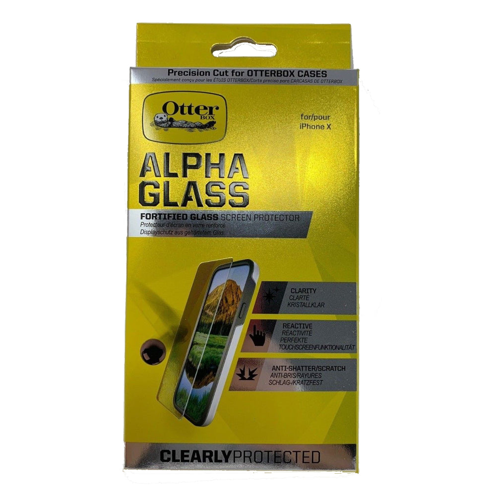 Otterbox Alpha Glass  for iPhone X / Xs (5.8&quot;), Xs Max(6.5&quot;) and XR(6.1&quot;)