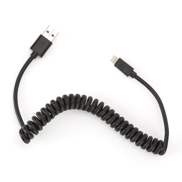 Griffin Coiled Lightning Cable for iPhone iPad Car Apple MFI Certified