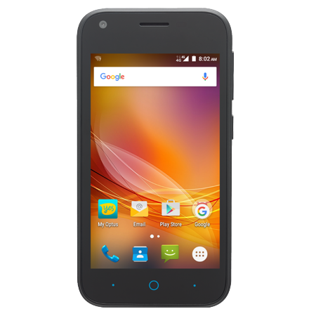 ZTE ZIP 4" Optus Prepaid 4G SmartPhone